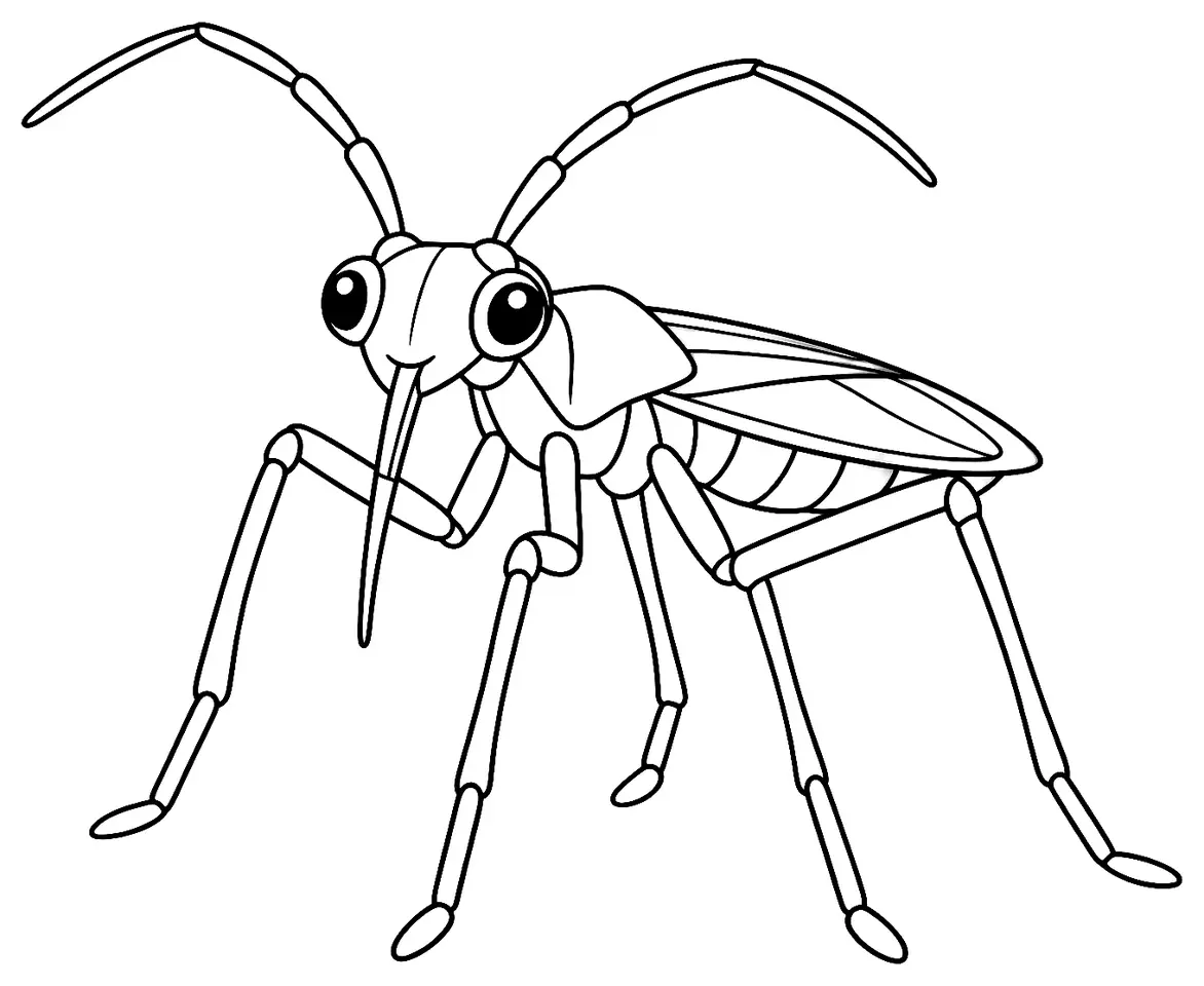Coloriage de Nabis : dessin au trait noir à colorier