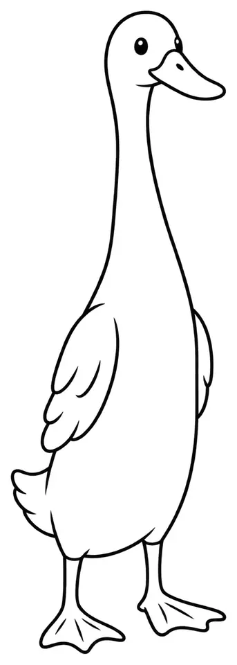 Coloriage de Coureur indien : dessin au trait noir à colorier