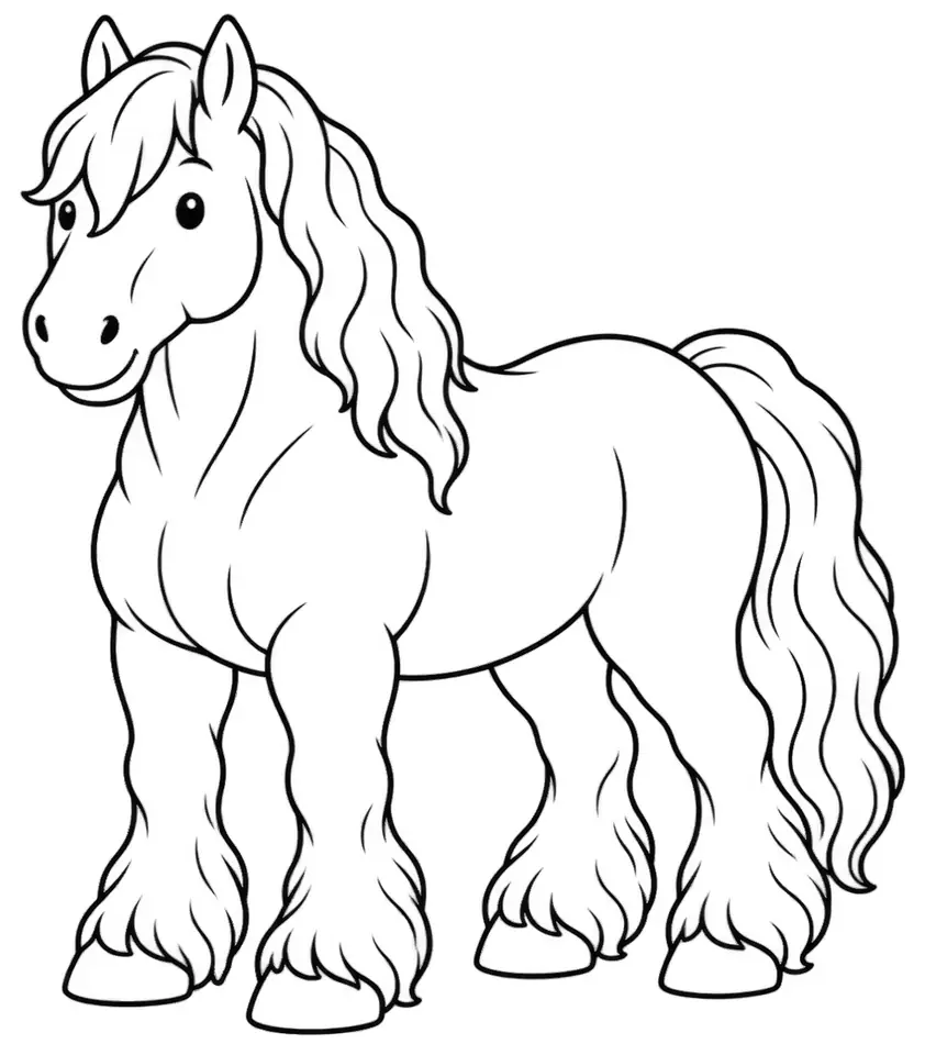 Coloriage de Novoalexandrovsk : dessin au trait noir à colorier