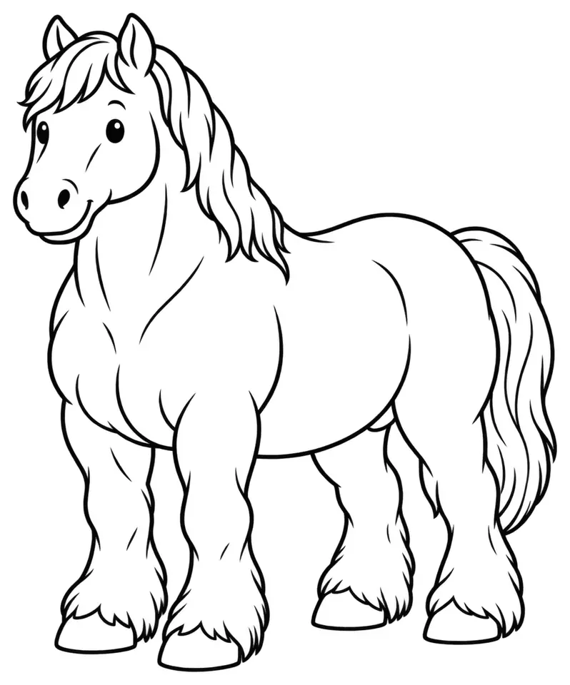 Coloriage de Pfalz-ardenner : dessin au trait noir à colorier