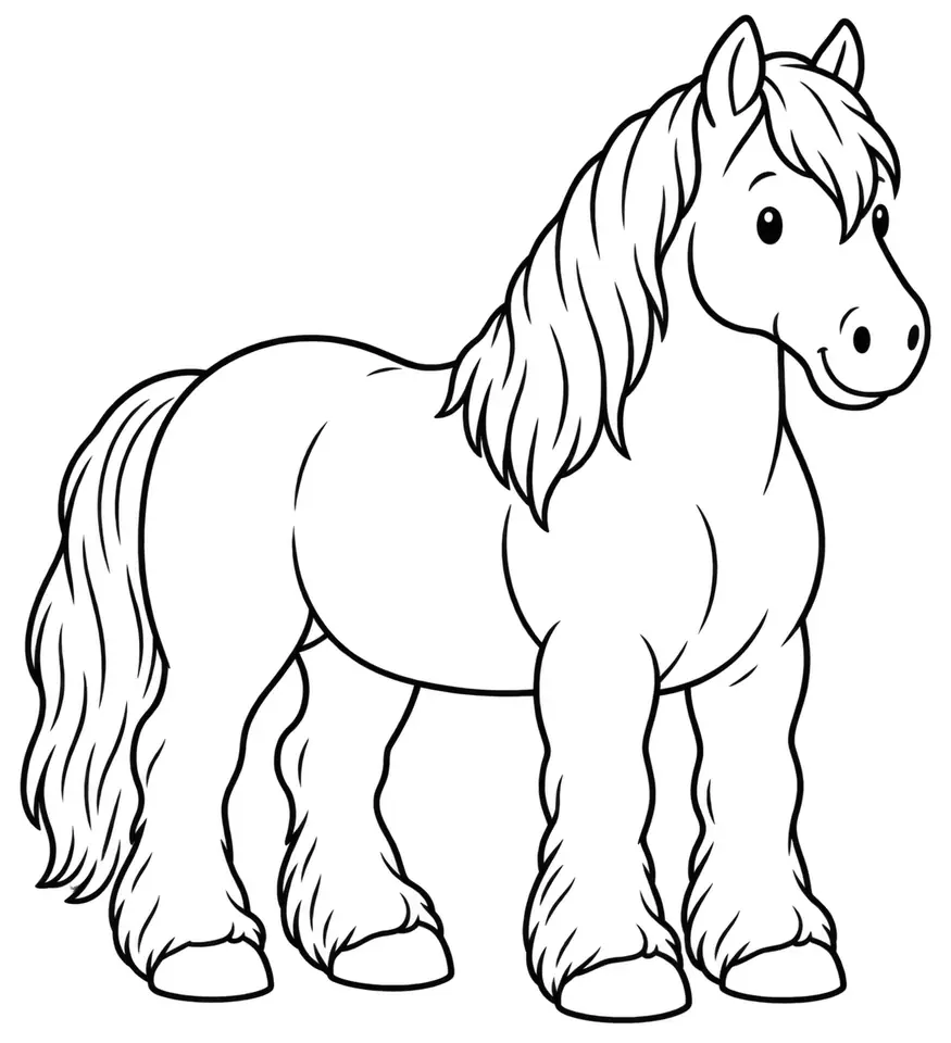Coloriage de Pyrénées catalanes : dessin au trait noir à colorier
