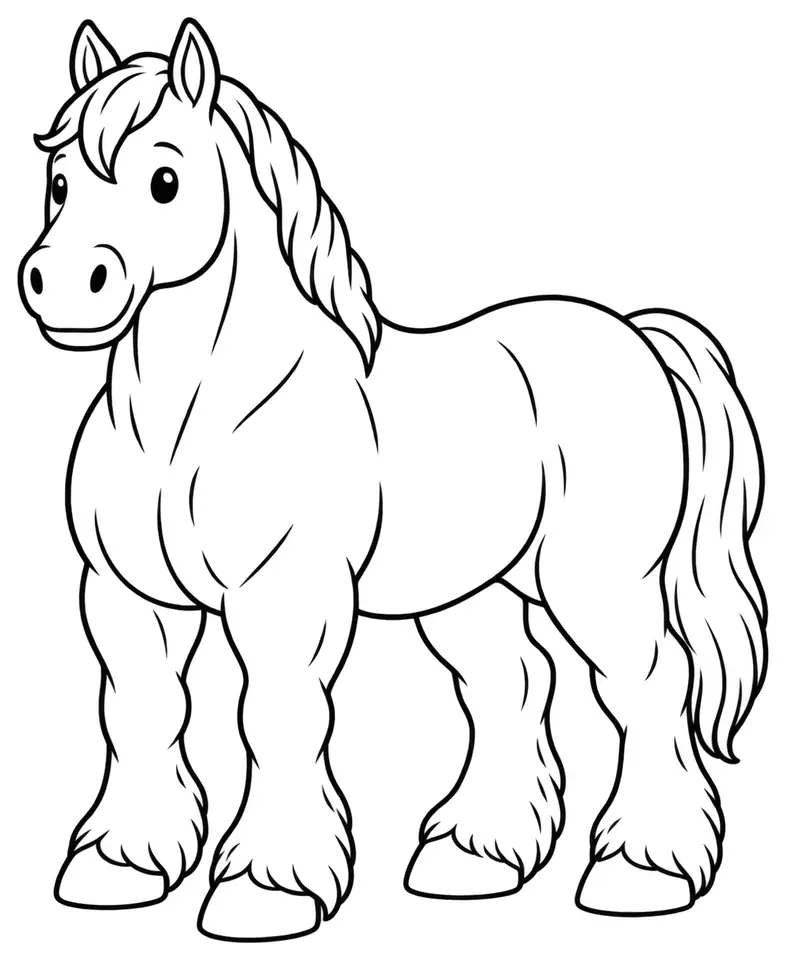 Coloriage de Trait australien : dessin au trait noir à colorier
