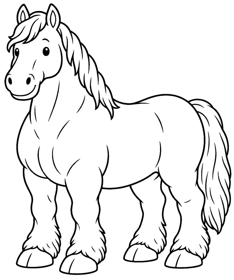 Coloriage de Trait de Croatie : dessin au trait noir à colorier