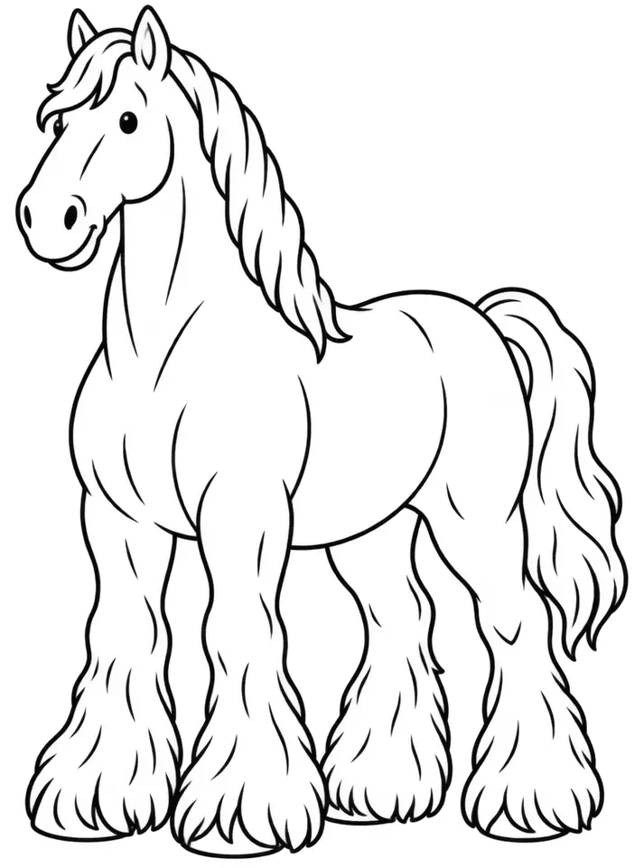 Coloriage de Vladimir : dessin au trait noir à colorier