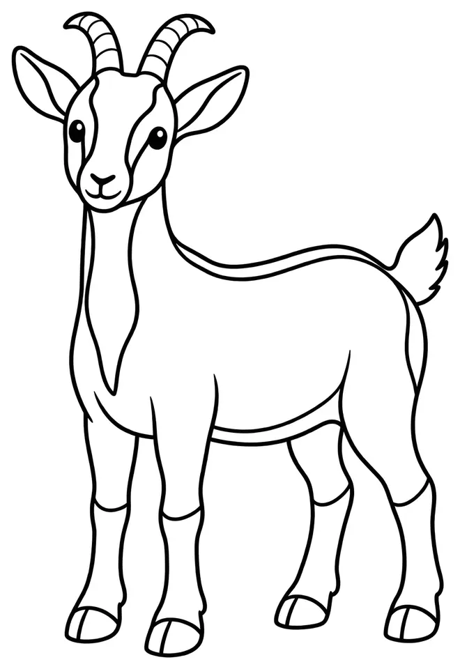 Coloriage de Belgische Hertegeit : dessin au trait noir à colorier