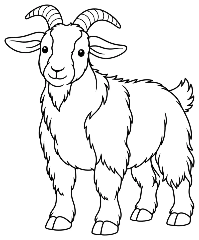 Coloriage de Massif central : dessin au trait noir à colorier