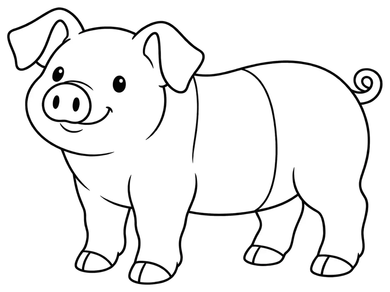 Coloriage de Husumer : dessin au trait noir à colorier
