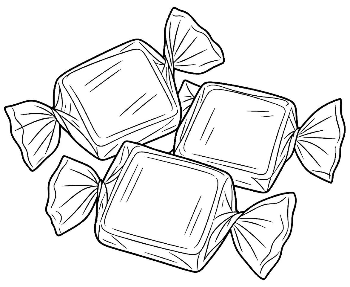 Coloriage de Bergamote de Nancy : dessin au trait noir à colorier