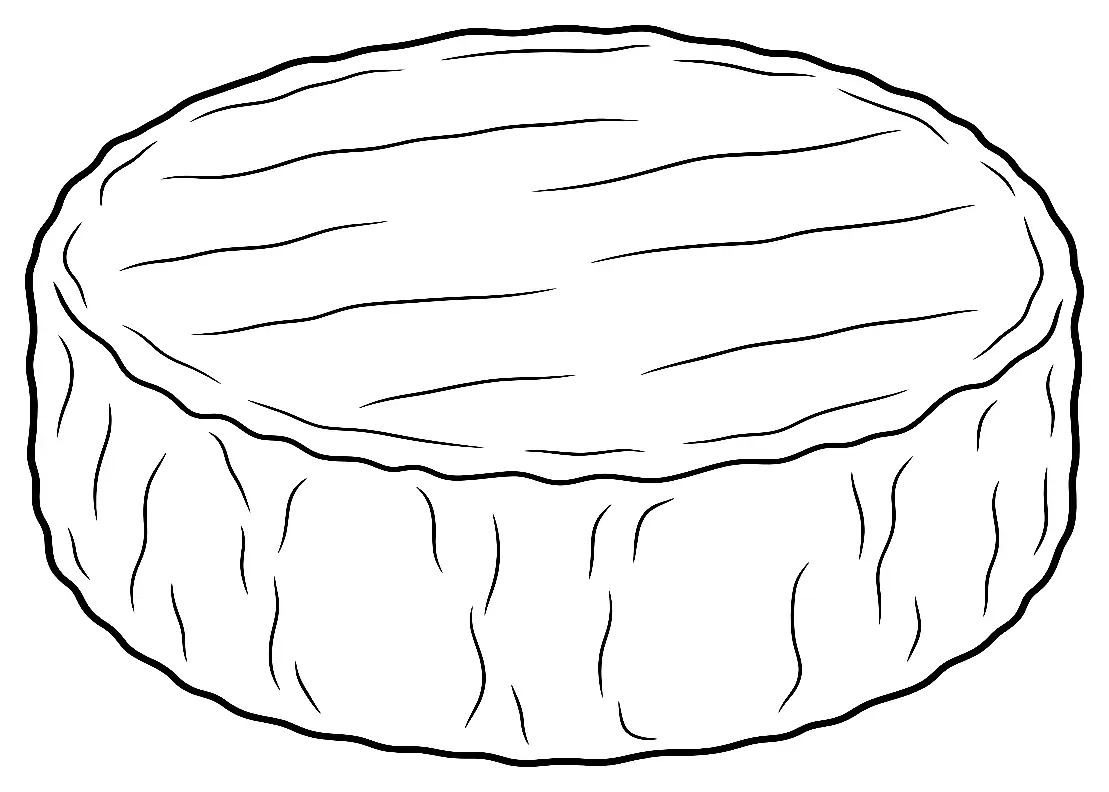 Coloriage de Chevrotin : dessin au trait noir à colorier