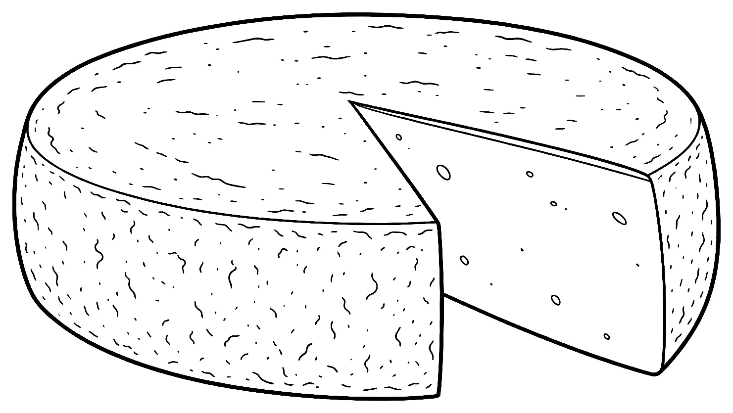 Coloriage de Comté : dessin au trait noir à colorier
