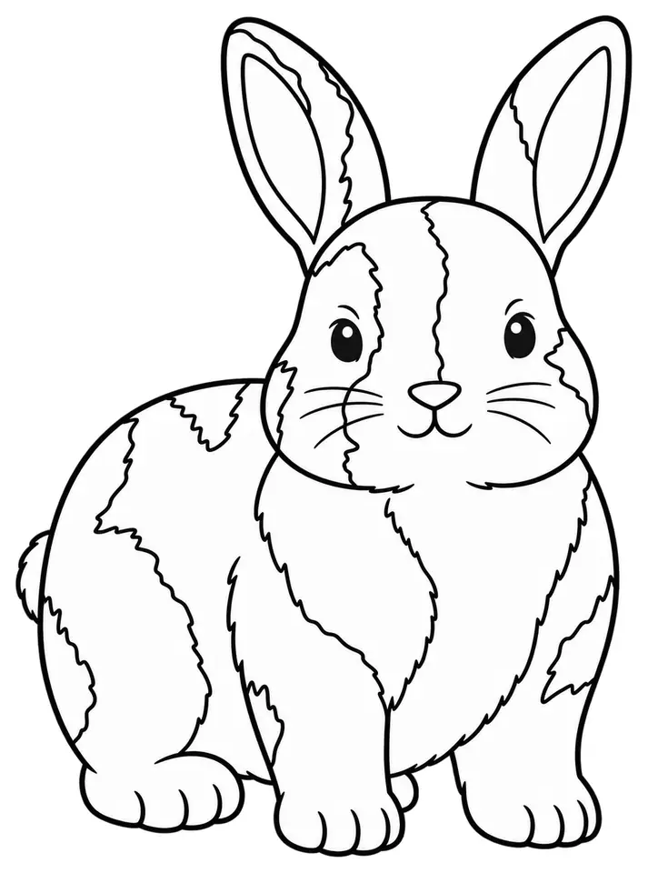 Coloriage de Japonais : dessin au trait noir à colorier