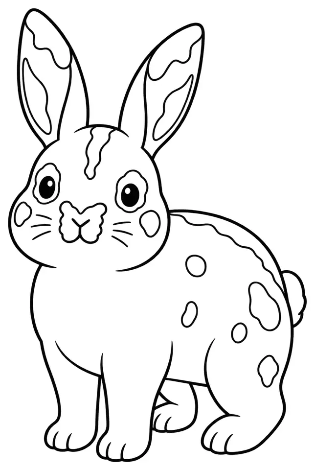Coloriage de Papillon anglais : dessin au trait noir à colorier
