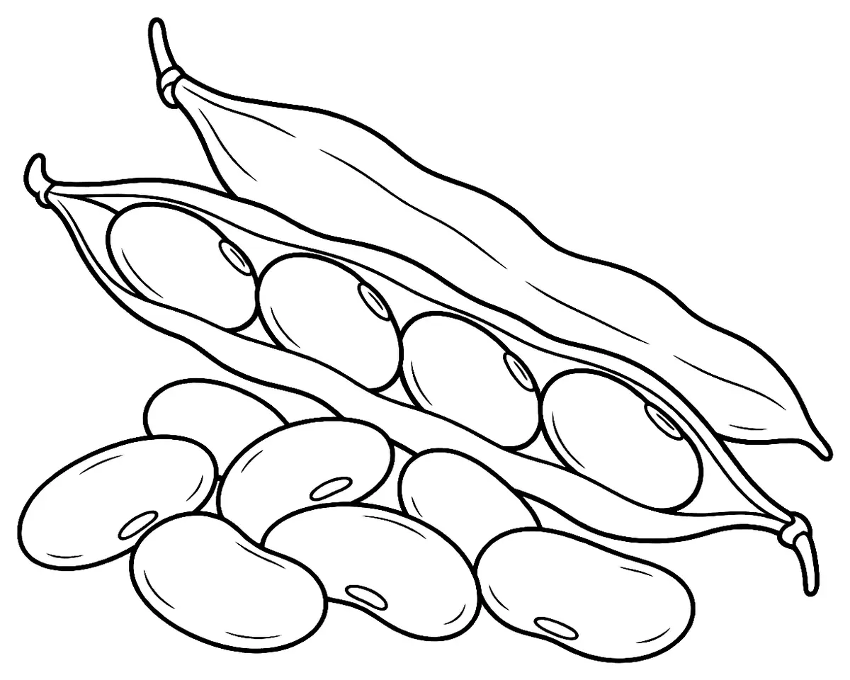 Coloriage de Lingot du Nord : dessin au trait noir à colorier
