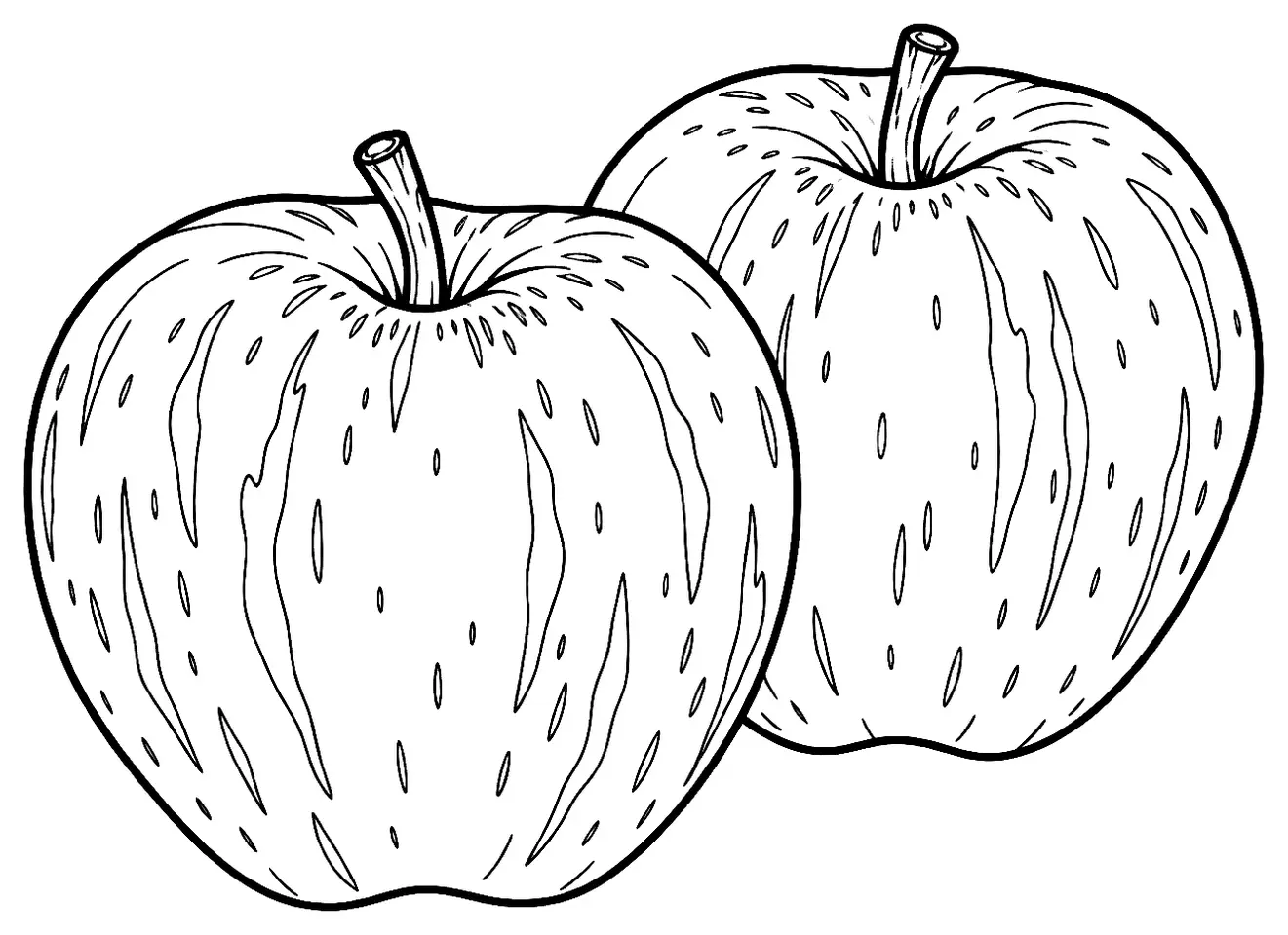 Coloriage de Aport (légume) : dessin au trait noir à colorier