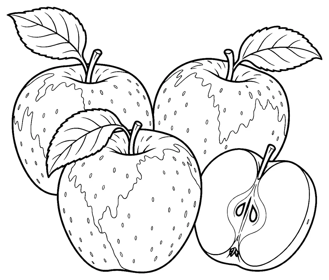 Coloriage de Ariane (légume) : dessin au trait noir à colorier