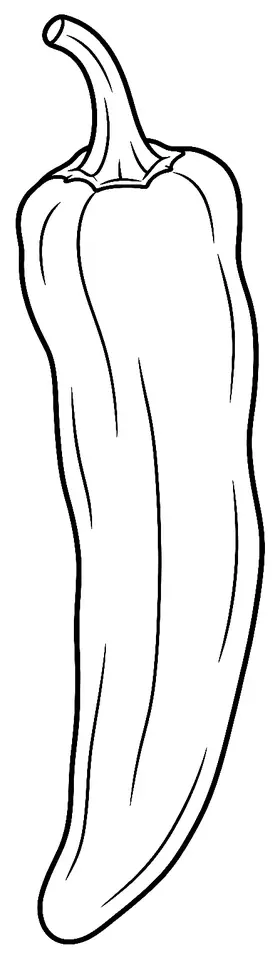 Coloriage de Big Jim (légume) : dessin au trait noir à colorier