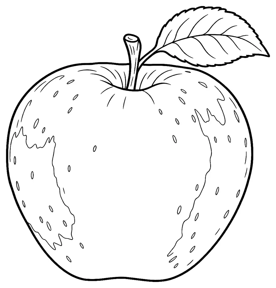 Coloriage de Discovery (légume) : dessin au trait noir à colorier