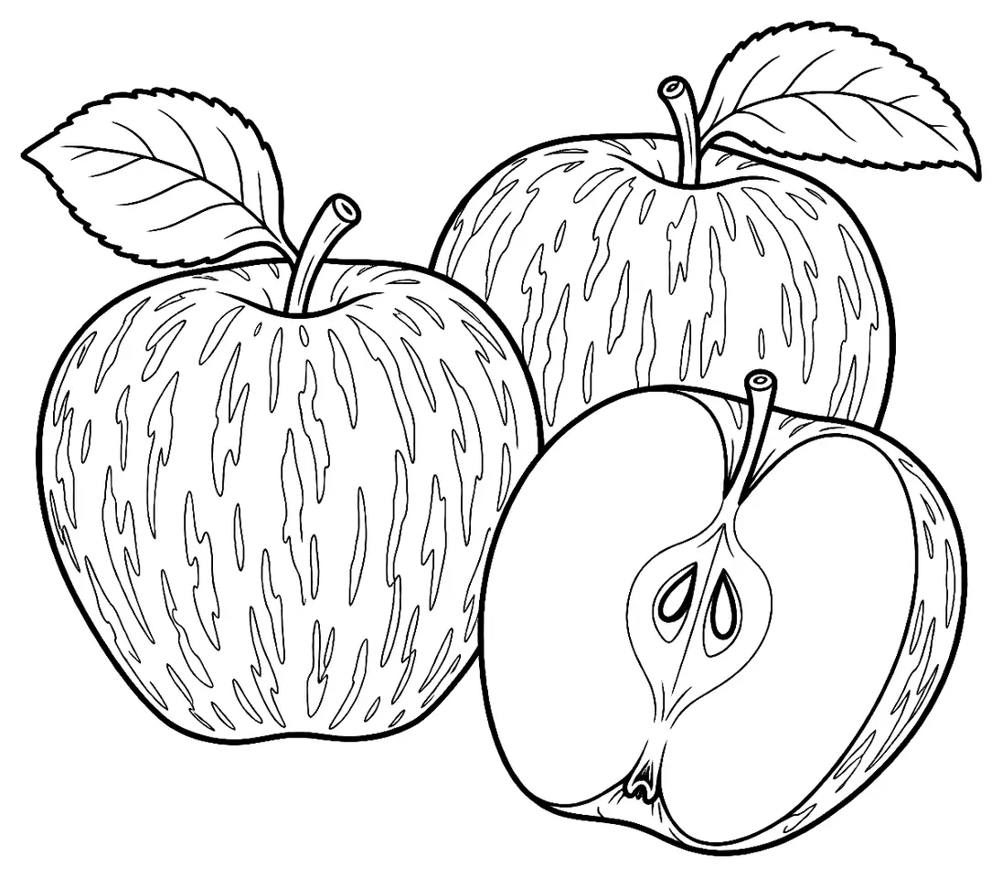 Coloriage de Ellison’s Orange (légume) : dessin au trait noir à colorier