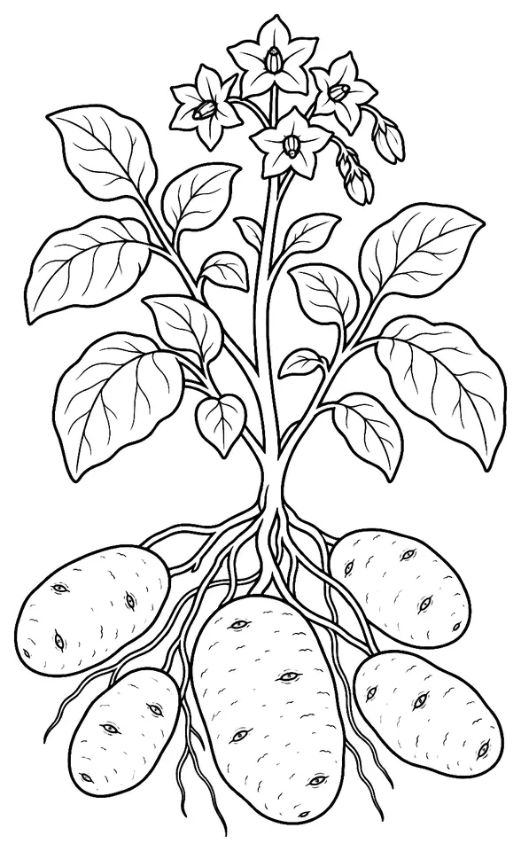 Coloriage de Magnum Bonum : dessin au trait noir à colorier