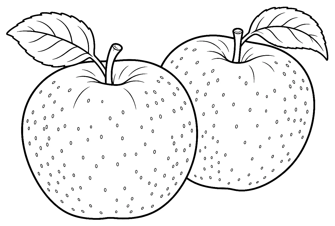 Coloriage de Mairac (légume) : dessin au trait noir à colorier