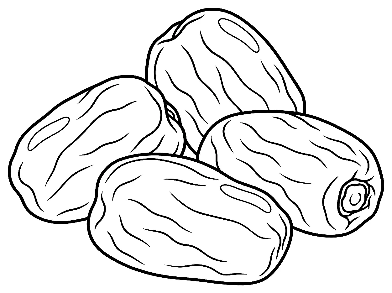 Coloriage de Mazafati : dessin au trait noir à colorier