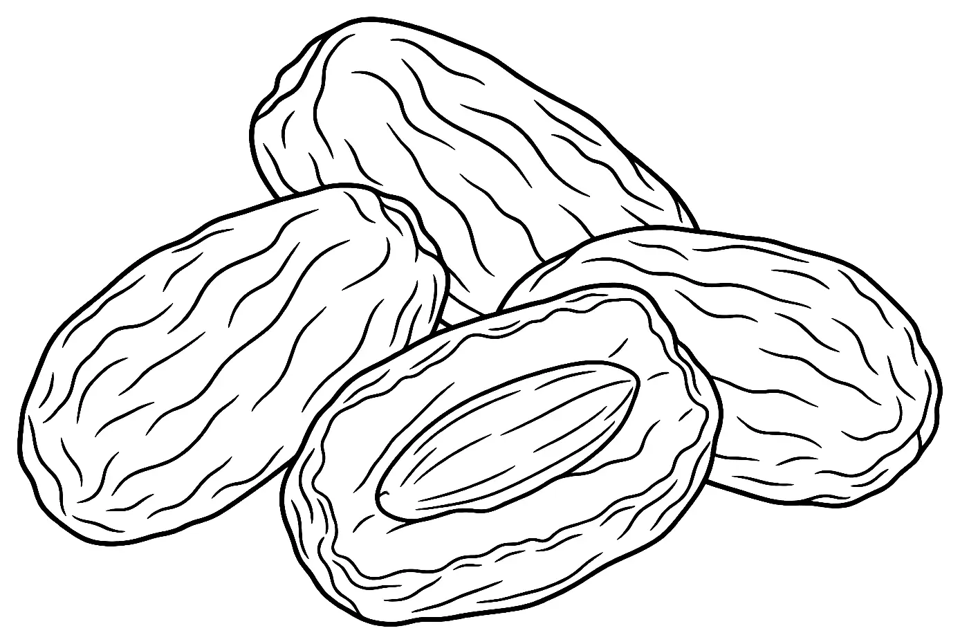 Coloriage de Mejhoul : dessin au trait noir à colorier