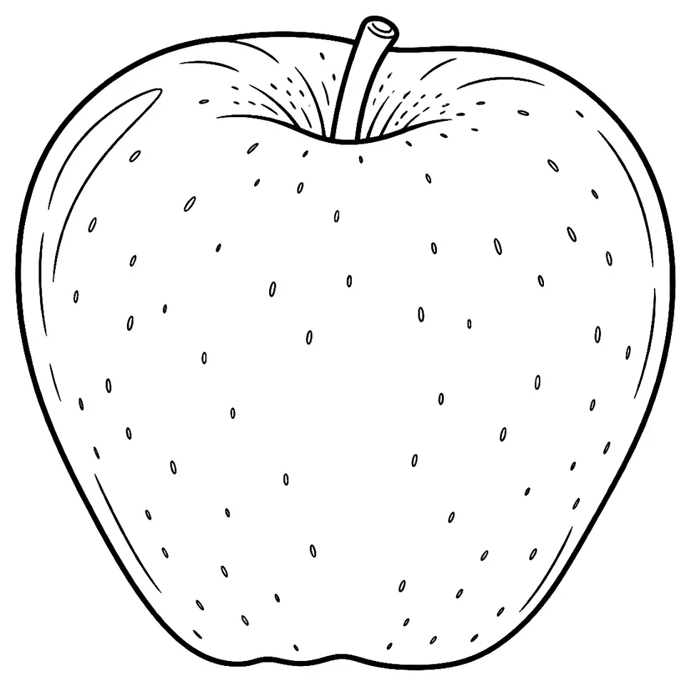 Coloriage de Rajka (légume) : dessin au trait noir à colorier
