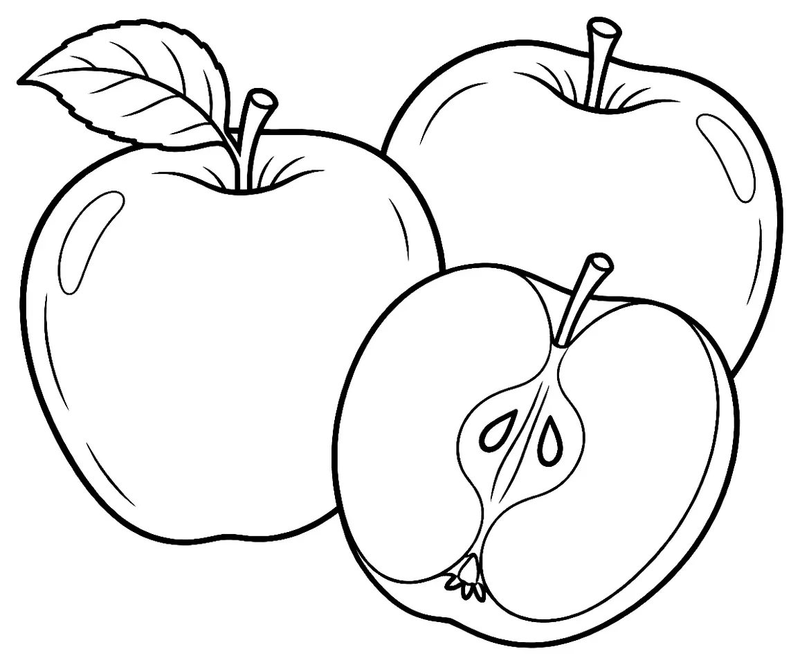 Coloriage de Rome Beauty : dessin au trait noir à colorier