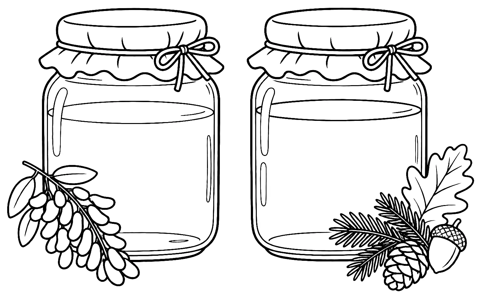 Coloriage de Miel d’Alsace : dessin au trait noir à colorier