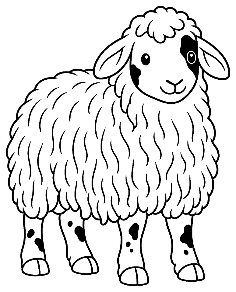 Coloriage de Altamurana : dessin au trait noir à colorier