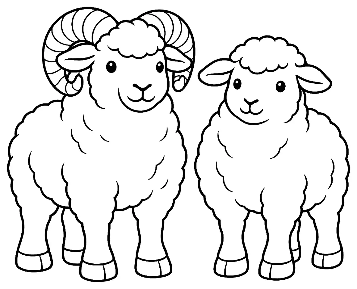 Coloriage de Askanian : dessin au trait noir à colorier