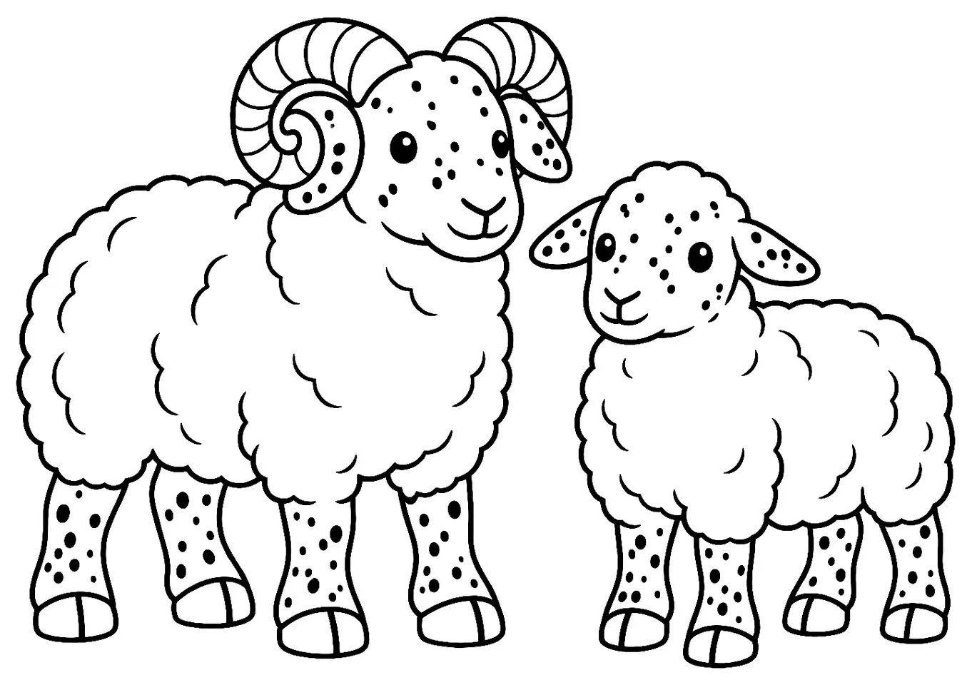 Coloriage de Bagnolese : dessin au trait noir à colorier
