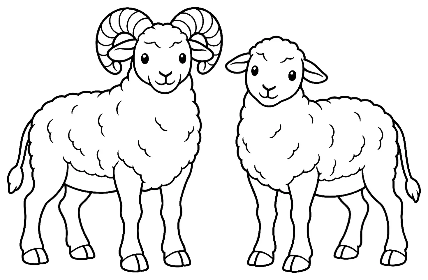 Coloriage de Balangir : dessin au trait noir à colorier