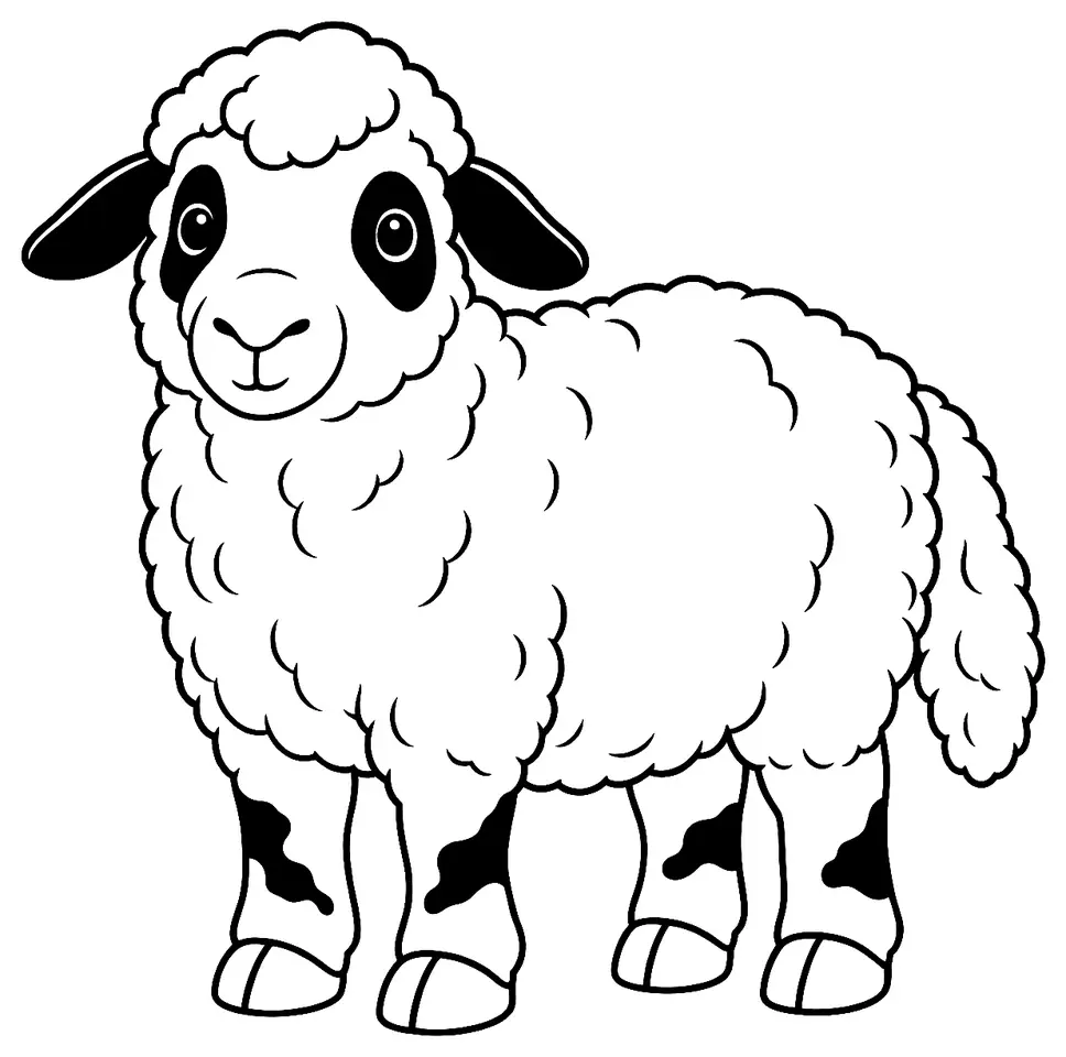 Coloriage de Bentheim : dessin au trait noir à colorier