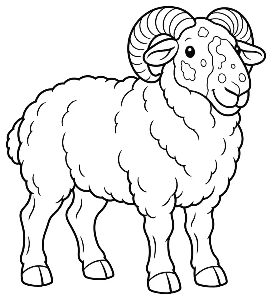 Coloriage de Brigasque : dessin au trait noir à colorier