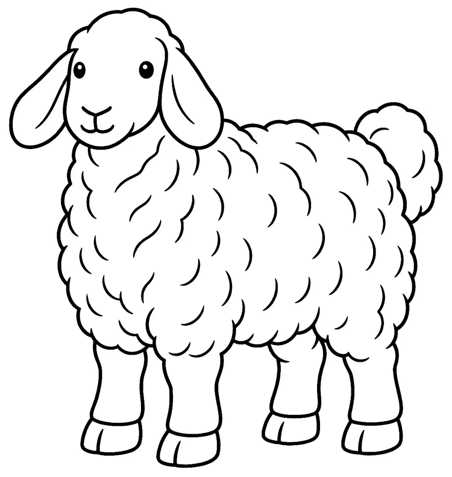 Coloriage de Edilbay : dessin au trait noir à colorier