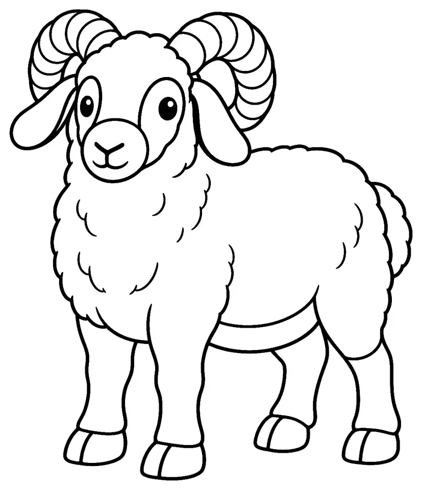 Coloriage de Kilakarsal : dessin au trait noir à colorier