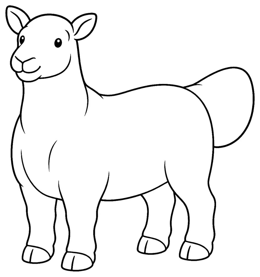 Coloriage de Laticauda : dessin au trait noir à colorier