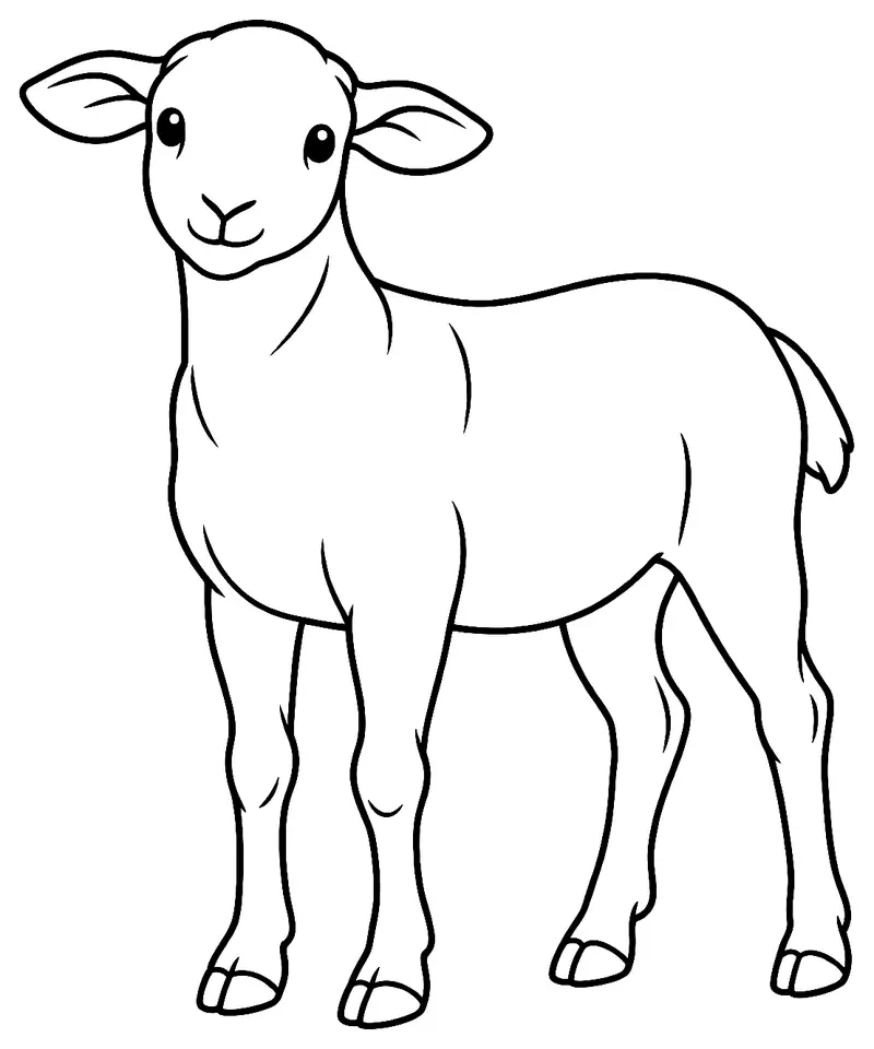 Coloriage de Martinik : dessin au trait noir à colorier