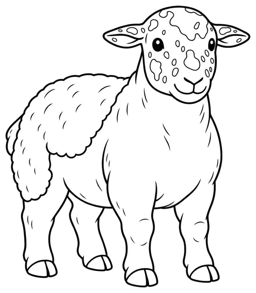 Coloriage de Montagne noire : dessin au trait noir à colorier