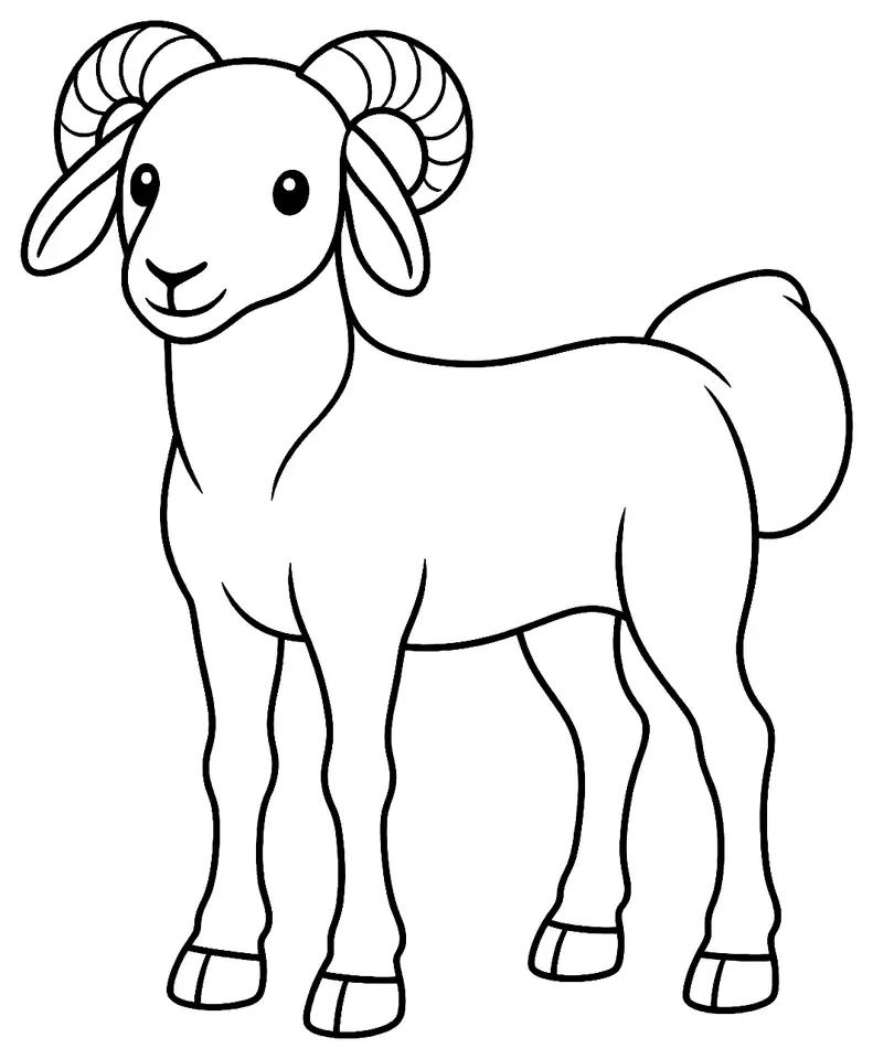 Coloriage de Namaqua Afrikaner : dessin au trait noir à colorier
