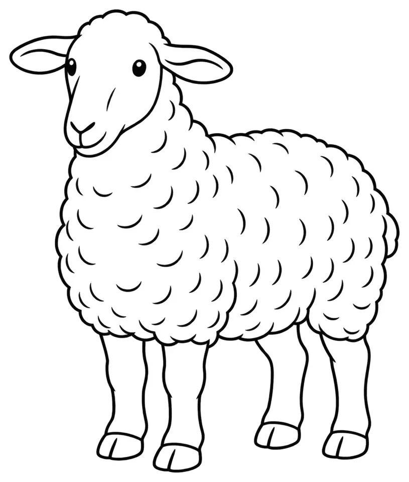 Coloriage de Préalpes du Sud : dessin au trait noir à colorier