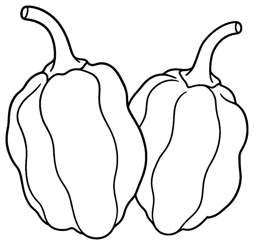 Coloriage de Peter pepper : dessin au trait noir à colorier
