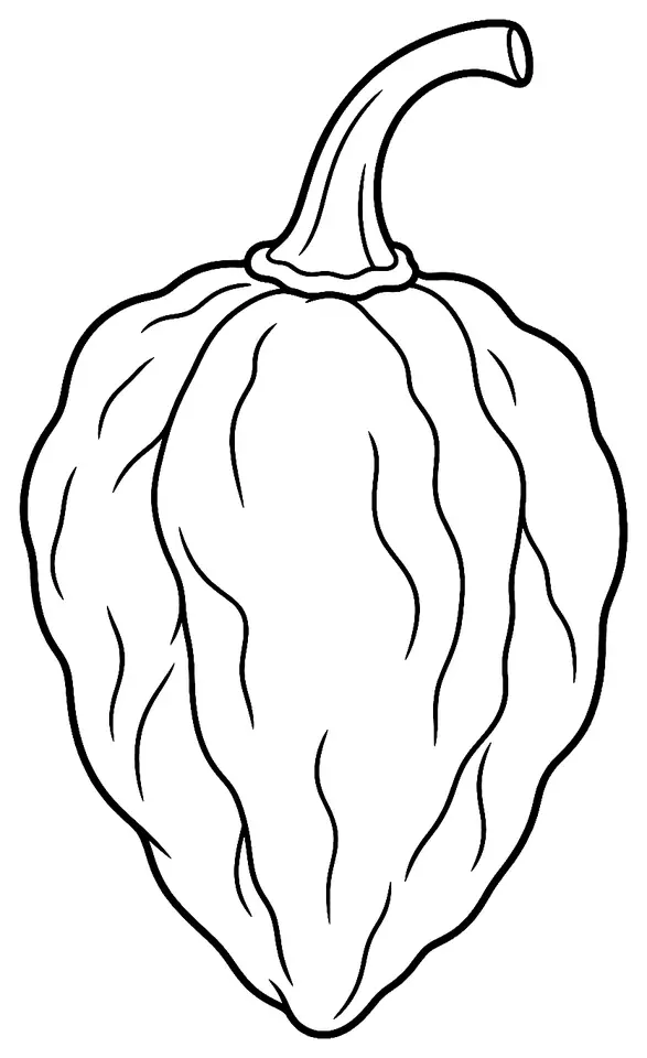 Coloriage de Red Savina : dessin au trait noir à colorier