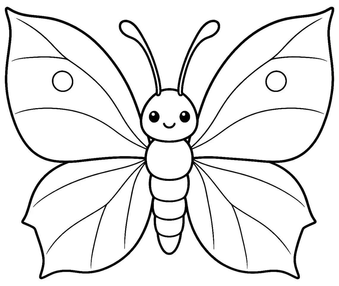 Coloriage de Citron : dessin au trait noir à colorier