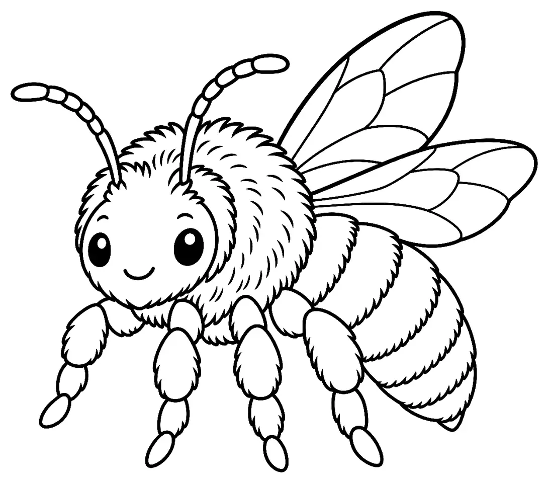Coloriage de Collète du lierre : dessin au trait noir à colorier