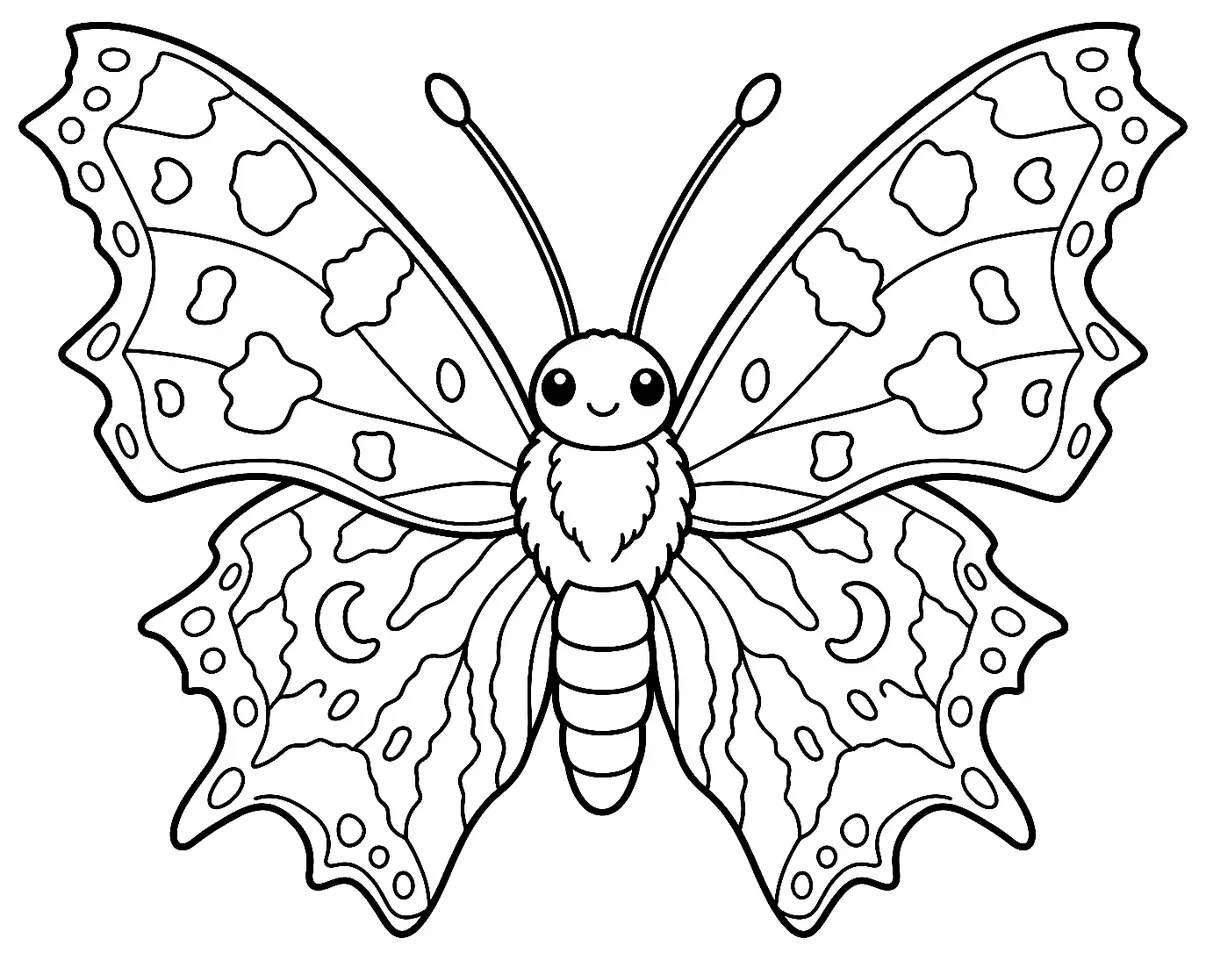 Coloriage de Robert-le-diable : dessin au trait noir à colorier