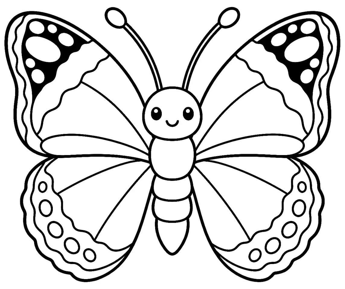 Coloriage de Vulcain : dessin au trait noir à colorier