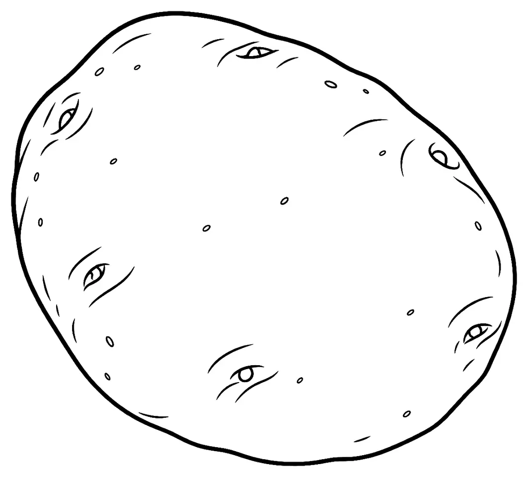 Coloriage de Amflora : dessin au trait noir à colorier