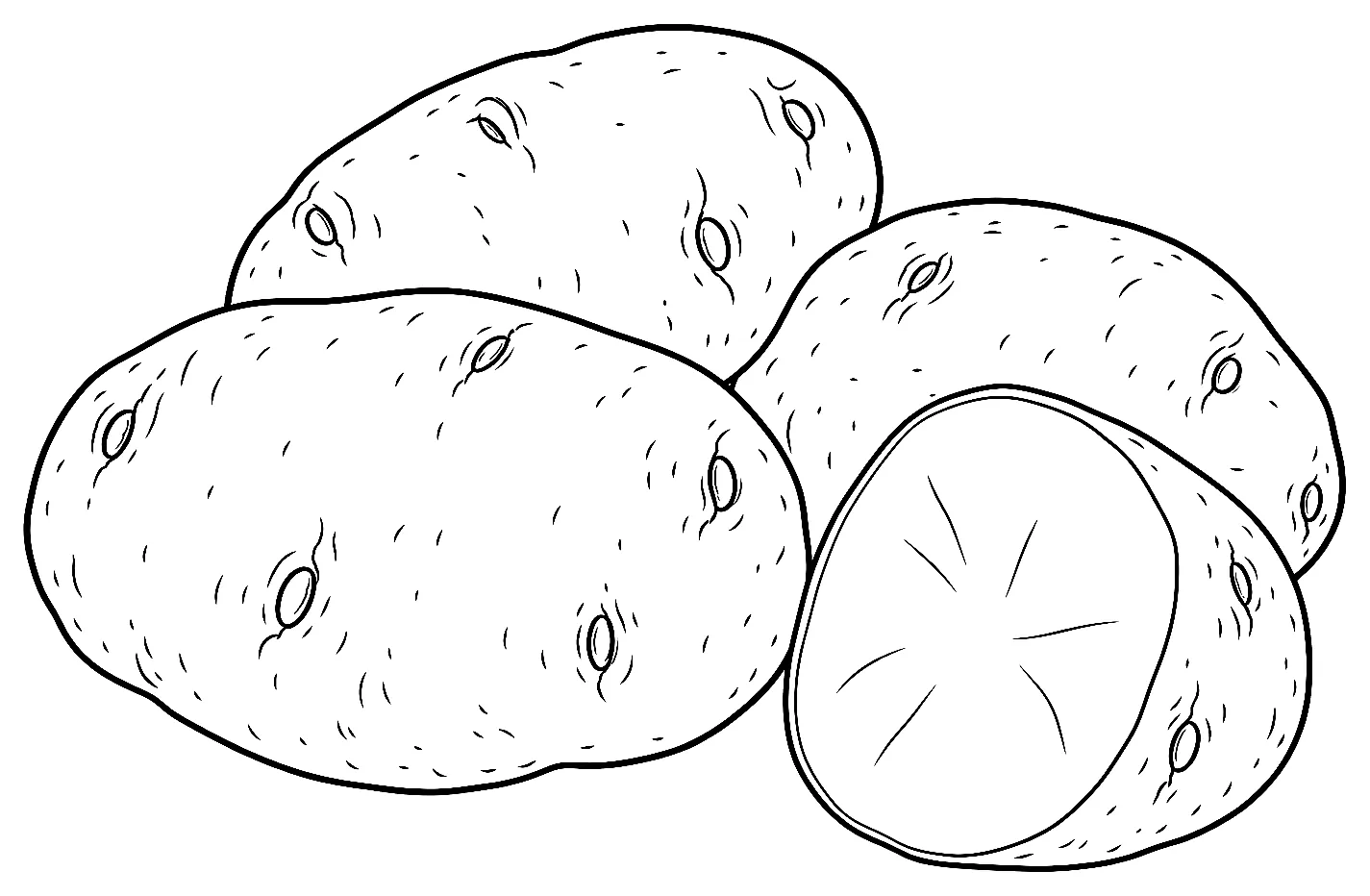 Coloriage de Magnum Bonum : dessin au trait noir à colorier